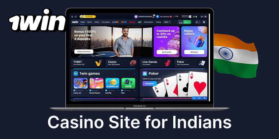 1Win Casino website for Indian gamblers